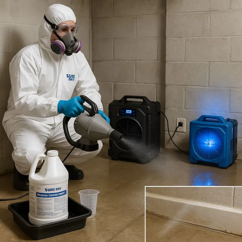 Sanitization and Odor Removal process in Hanover, OH