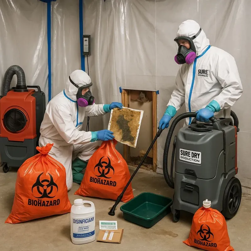 Contaminated Water Handling Protocols process in Hanover, OH