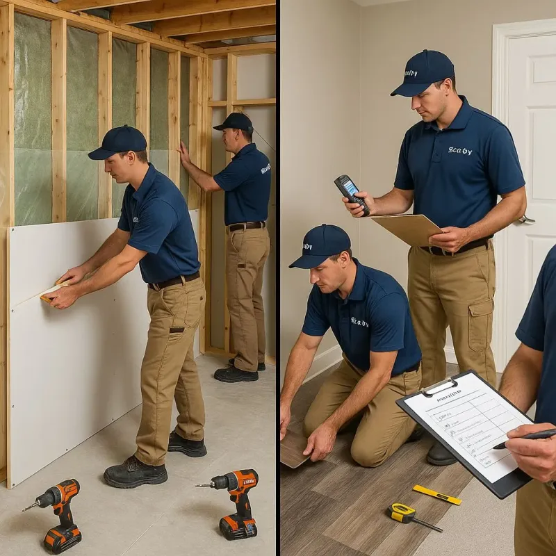 Repairs and Reconstruction process in Hanover, OH